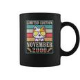 Birthday Cat Born In November 2000 Ltd Edition 21 Years Old Coffee Mug