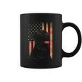 Black Labrador Gift Usa Flag Lab Owner Duck Hunter Coffee Mug