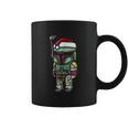 Boba Fett Santa Hat Cartoon Christmas Coffee Mug