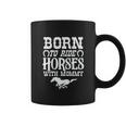 Born To Ride Horses With Mommy Baby Bodysuit One Piece Romper Or Toddler Coffee Mug