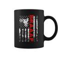 Braaap Vintage Usa American Flag Bike Coffee Mug