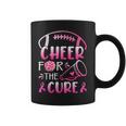 Breast Cancer Awareness Cheer For The Cure V2 Men Women T-Shirt Graphic Print Casual Unisex Tee Coffee Mug