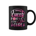 Breast Cancer Awareness Cheer For The Cure V3 Men Women T-Shirt Graphic Print Casual Unisex Tee Coffee Mug