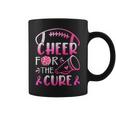 Breast Cancer Awareness Cheer For The Cure V4 Men Women T-Shirt Graphic Print Casual Unisex Tee Coffee Mug