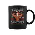 Brodolf The Red Nose Gainzdeer Gym Ugly Christmas Sweater Coffee Mug