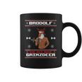 Brodolf The Red Nose Gainzdeer Gym Ugly Christmas Sweater Men Women T-Shirt Graphic Print Casual Unisex Tee Coffee Mug