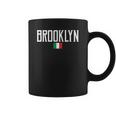 Brooklyn Italian Flag Vintage White Coffee Mug