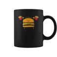 Burger Lifting Fries Funny Food Snatch Squat Barbell Weight Coffee Mug