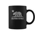 California Republic Cali Bear Star Vintage State Flag Coffee Mug