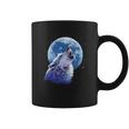 Call Of The Wild Howling The Full Moon Alpha Wolf Coffee Mug