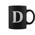 Capital Letter D Shirt Monogram Initial Coffee Mug