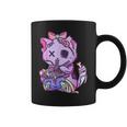 Cat Ramen Bowl Pastel Goth Nu Goth Anime Otaku Japanese V2 Men Women T-Shirt Graphic Print Casual Unisex Tee Coffee Mug