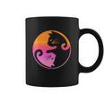 Cat Yin Yang Shirt Cat Ying Yang Shirt Cat Mama Cat Dad Coffee Mug