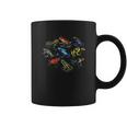 Colorful Collection Of Poison Dart Frogs Beautiful Nature Coffee Mug