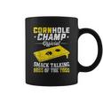 Cornhole Champion Gift Corn Hole Toss Boss Smack Talking Coffee Mug