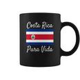 Costa Rica Pura Vida T-Shirt Beautiful National Flag Tee Coffee Mug