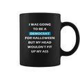 Cute Halloween Funny Halloween Day Democrat For Halloween Coffee Mug