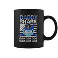 Daddy Shark Doo Doo American Flag Retro Coffee Mug