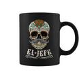 Day Of The Dead Mexico El Jefe Boss Sugar Skull Halloween Coffee Mug