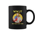 Disc Golf Shirt What Would Jesus Throw Frisbee Golf Frisbee Golf Gifts Coffee Mug