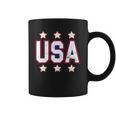 Distressed Usa Patriotic Logo Coffee Mug