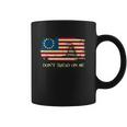 Dont Tread On Me Vintage Usa American Flag Distressed Coffee Mug