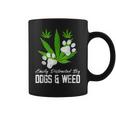 Easily Distracted By Dogs And Weed Cannabis 420 Outfits Coffee Mug