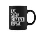 Eat Sleep Dialize Repeat Tech Coffee Mug