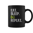 Eat Sleep Dj Disc Jockey Funny Deejay Cool Gift Christmas Coffee Mug