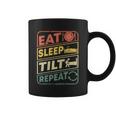 Eat Sleep Tilt Repeat Retro Game Lover Design Arcade Pinball Gift Coffee Mug