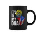 Ecuadorian And Puerto Rican Dna Mix Flag Heritage Gift Coffee Mug