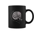 Edgar Allan Poe Skull Coffee Mug