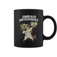 Embrace Differences Dabbing Unicorn Coffee Mug