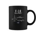 F18 Super Hornet Navy Fighter Attack Jet Coffee Mug