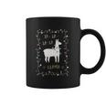 Fa La La La Llama Southern Charm Collection On A Navy Coffee Mug