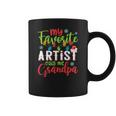 My Favorite Artist Calls Me Grandpa Xmas Light Coffee Mug