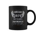 February 1970 50 Years Of Being Awesome Enjoyable Gift 2022 Coffee Mug