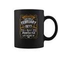 February 1977 45Th Birthday Gift 45 Years Old Men Women Coffee Mug