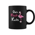 Our Flock Rocks Adorable Flamingo Cruise Christmas Vacation Gift Coffee Mug