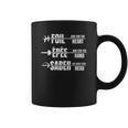 Foil Epee Saber Fencing Sport Outfit Fencer Gift Fencing Coffee Mug