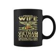 Freedom Isnt Free Proud Wife Of A Vietnam Veteran Ribbon Graphic Design Printed Casual Daily Basic Coffee Mug