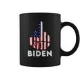 Fuck Biden Middle Finger Usa Flag Coffee Mug