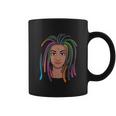 Funny Afro Radiant Black Woman With Dreadlocks Gift Women Coffee Mug