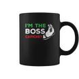 Funny Im The Boss Italian Nonna Nonno Capiche Humor Gift Coffee Mug