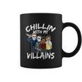 Funny Halloween Chillin With My Villains Coffee Mug