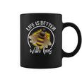 Funny Life Is Better With Bees Love Honey Coffee Mug