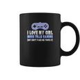 Funny I Love My Girl More Than Gaming Online Gamer Coffee Mug