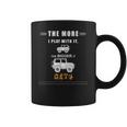 Funny Off Road 4X4 Mudding Jeep Square Sticker Coffee Mug