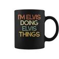 Funny Personalized Gift For Elvis Name Coffee Mug