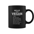 Funny Pro Vegan Activism Gym Athlete Gift Christmas Coffee Mug